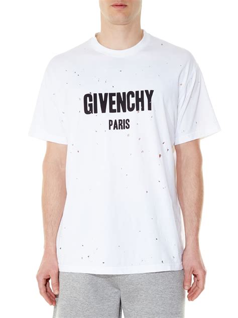 fake givenchy white shirt|givenchy t shirt size chart.